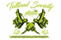 Böse Menschen Tattoed Society - Tshirt Biker Rocker MC Deutschrock Wild