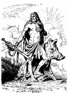 Freyr und Gullinburst - Ladyshirt Odin Thor Walhalla...
