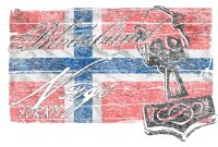 Blodsband Norge - Tshirt Norwegen Wikinger Vikings Wotan Odin Thor 6XL