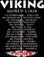 Viking World Tour HerrenTshirt 7XL