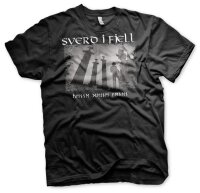 Sverd i Fjell drei Schwerter - Tshirt Schwarz-L