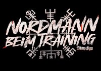 Viking Gym Nordmann beim Training M&auml;nner Tshirt Sport