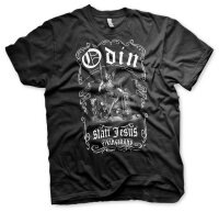 Odin statt Jesus Vikingbrand Herren Tshirt