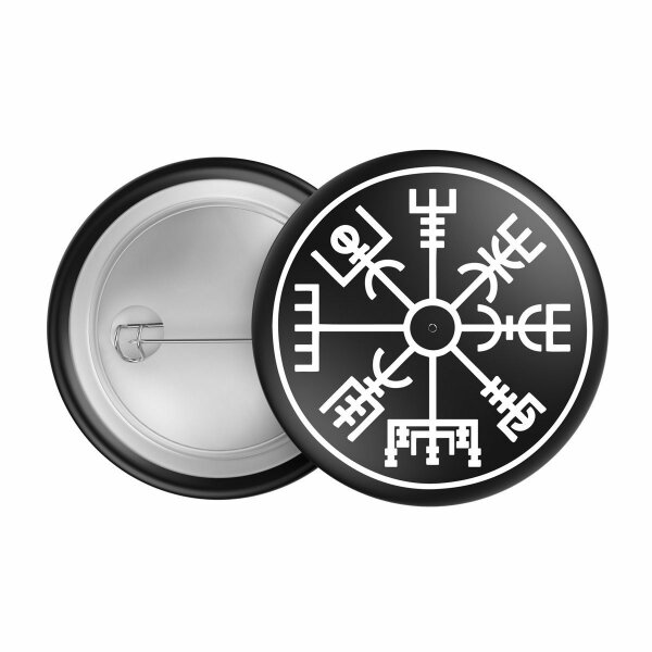 Nordischer Kompass 1 Button Anstecker
