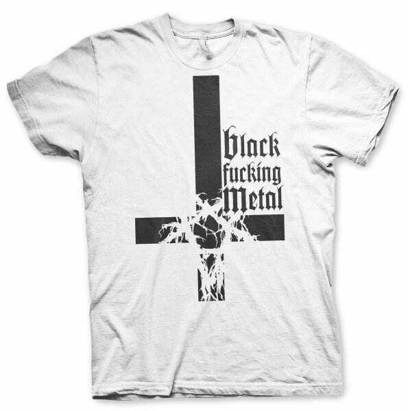Black Fucking Metal 2 -Tshirt 666 Satan Lucifer