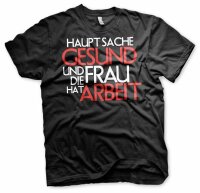 Hauptsasche gesund - Tshirt Funshirt Spass