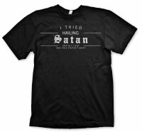 I tried hailing Satan - Tshirt 666 Lucifer Teufel Blackmetal