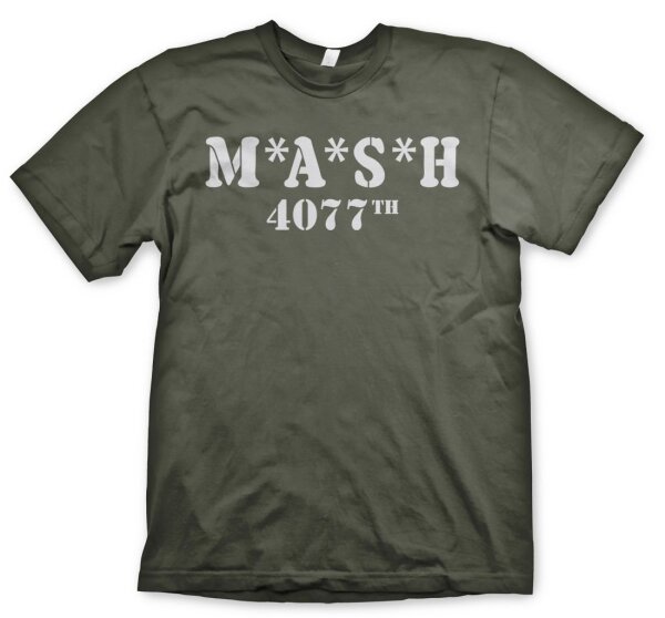 M.A.S.H 4077 Herren Tshirt Kultserien Lazarett Hawkeye US Army Korea XL