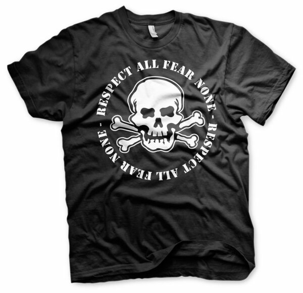 Respect all fear none - Bad Ass Tshirt MC Biker Rocker Onepercenter Club