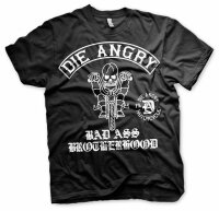 Die Angry - Bad Ass Tshirt Onepercenter Rocker Biker Motorradfahrer MC