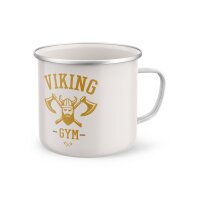 Emaille Becher Viking Gym