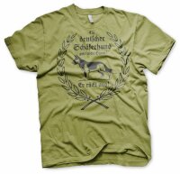 Ein deuscher Schäferhund - Tshirt Hundeführer Soldat