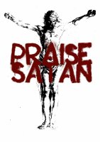 Praise Satan - Tshirt Lucifer Belzebub 666 Black Metal