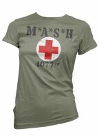 M.A.S.H. Lazarett 1- Ladyshirt Kult Koreakrieg Army...