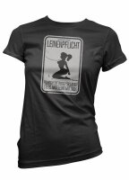 Leinenpflicht- Ladyshirt Gothic Peitsche Swinger BDSM