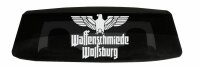 Waffenschmiede Wolfsburg Autoaufkleber