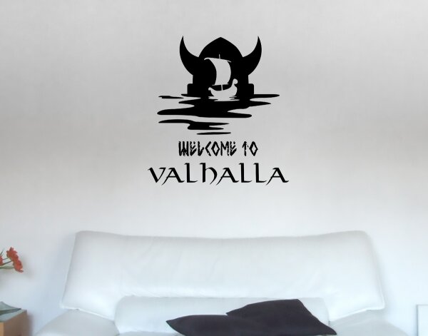 Wandtattoo Welcome to Valhalla