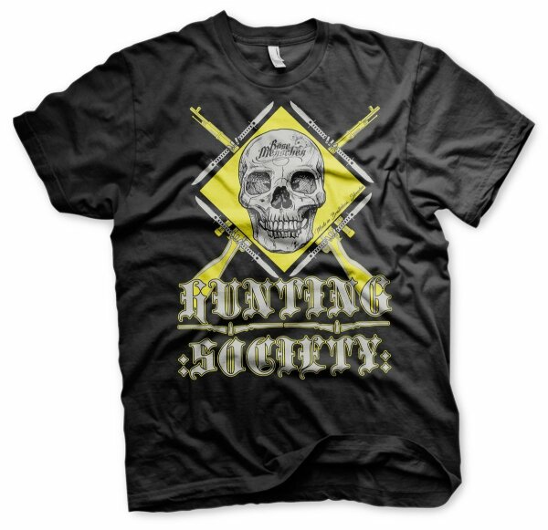 Böse Menschen Hunting Society- Tshirt Schwarz-L