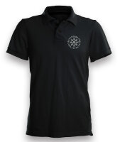 Vegvisir Wikingerkompass  im Runenkreis Herren Poloshirt...