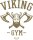 Viking Gym Viking Axes Männer Tshirt Training Sport XL