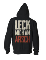 Frei&Böse Leck mich am Arsch Herren Hoodie Kapuzenpulli M