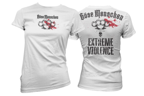 Böse Menschen Extreme Violence Damen Tshirt