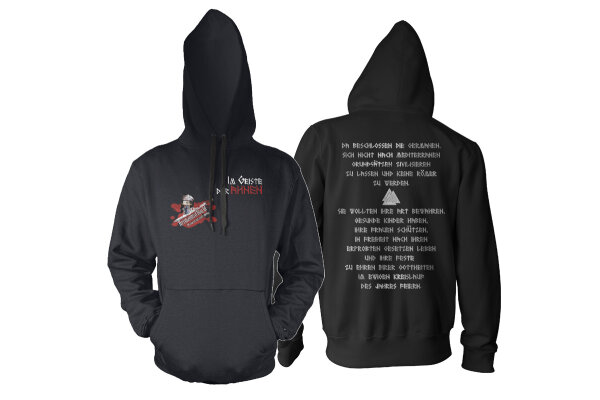 Hermannsschlacht im Geiste der Ahnen Herren Hoodie Kapuzenpulli