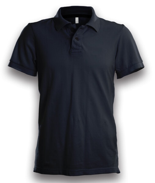 Polo ohne Streifen, Farbe: schwarz, Gr&ouml;&szlig;e XXL