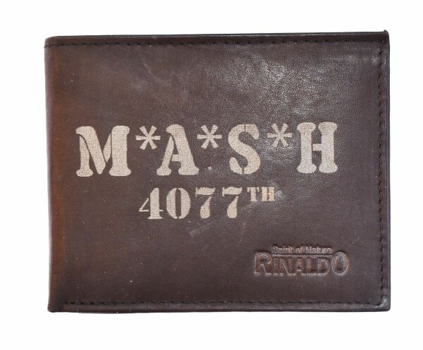 MASH 4077- Herrengeldbörse Rindleder