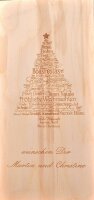 Geschenkbox personalisiert Weihnachtsbaum Geschenkverpackung Wunschname