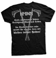 Wir bleiben Heiden - Tshirt Wikinger Odin Thorhammer Asgard Ragnar&ouml;k
