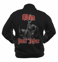 Odin statt Jesus 2 - Freizeitjacke Sweatjacke Viking Thor Wotan