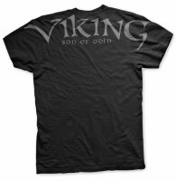 Viking Son of Odin - Tshirt Wikingerhelm Runen Ragnar Walhalla Thorhammer