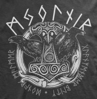 Mj&ouml;lnir Donars Malmer T-Shirt Thorhammer Wotan Asgard Odin Valhalla Viking