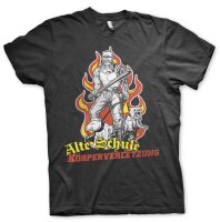 Alte Schule K&ouml;rperverletzung T-shirt Deutschrock...